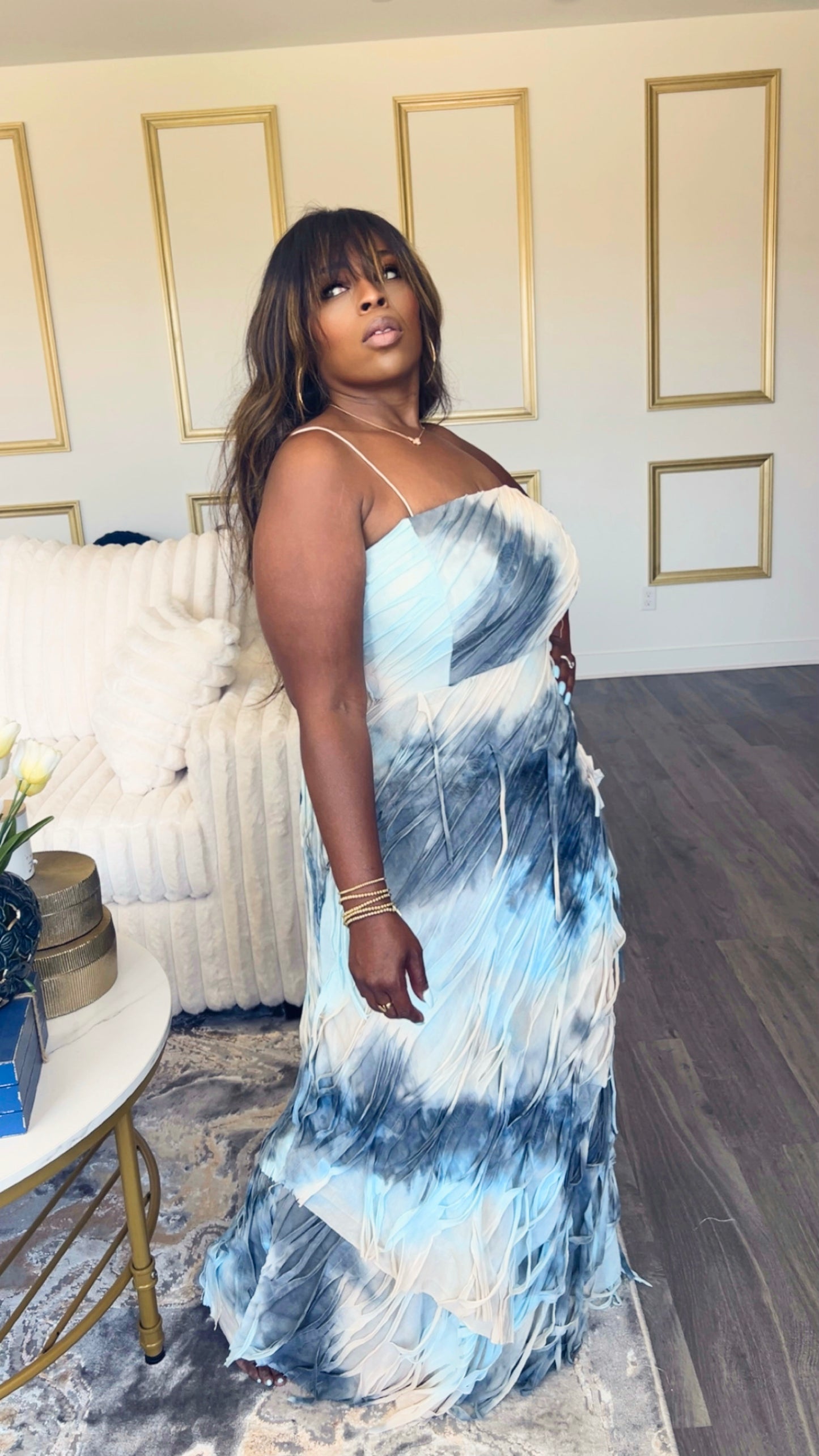 Pretty and blue