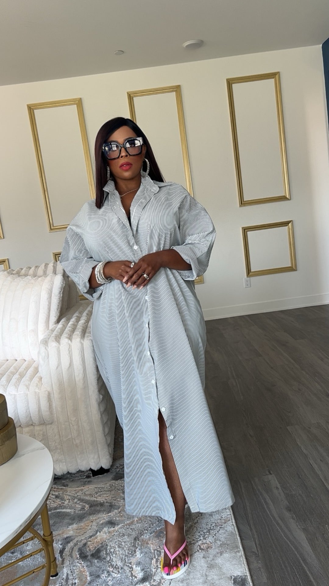  comfy, and cool oversize button down Dresse