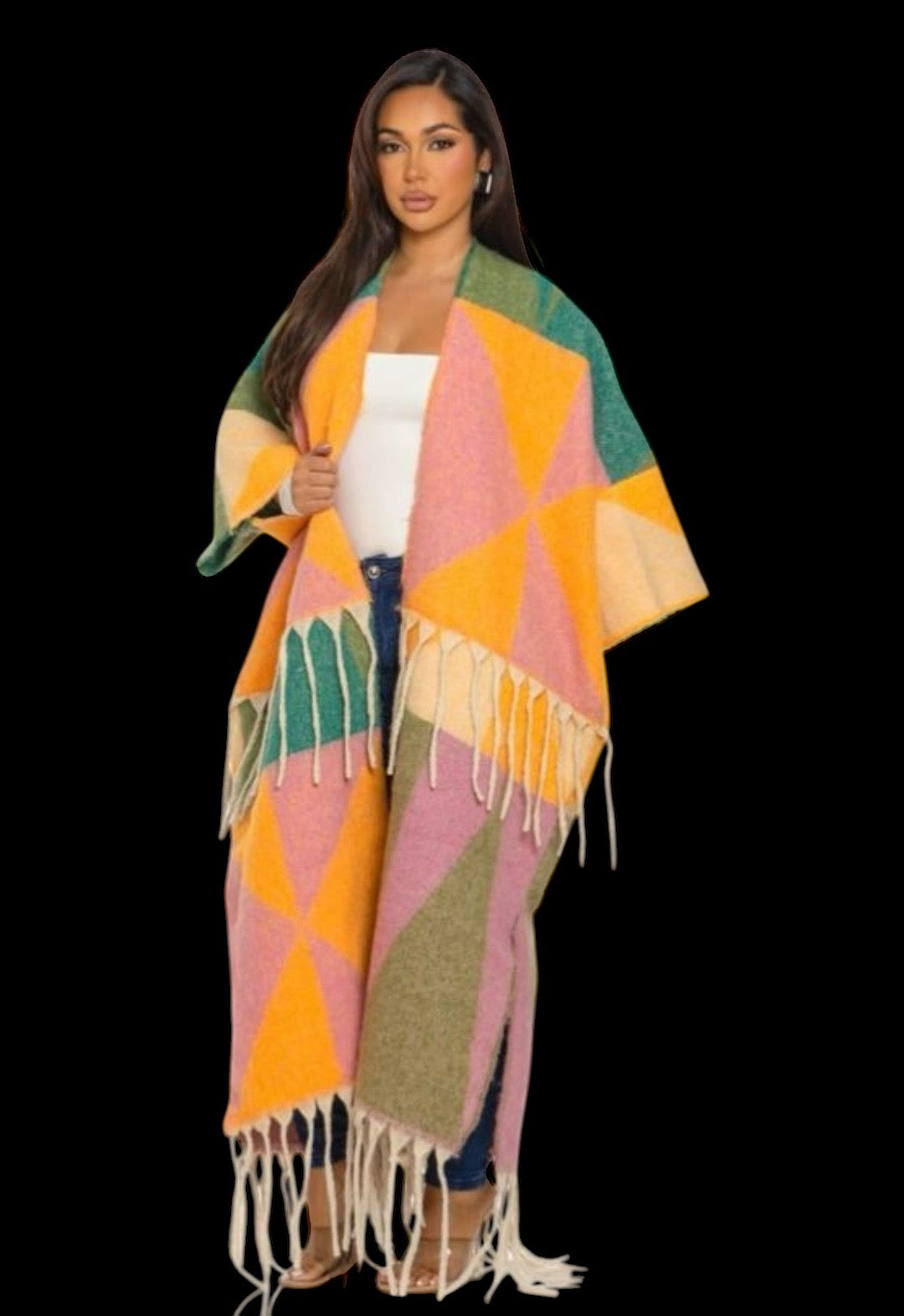 Comfy, classy,multicolor duster