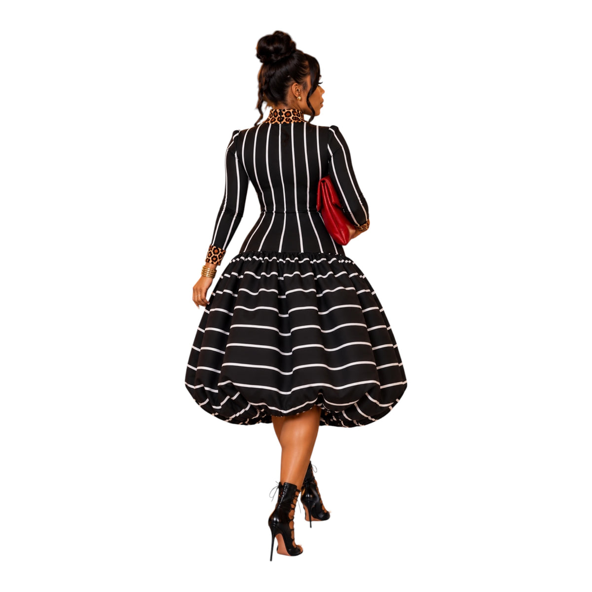 The striped affair bubble dress