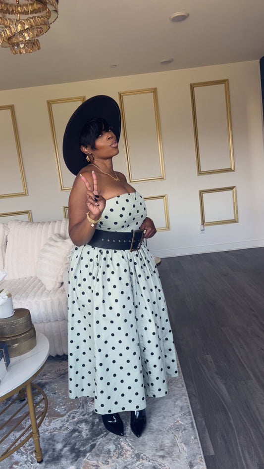 Pretty and polkadots dress