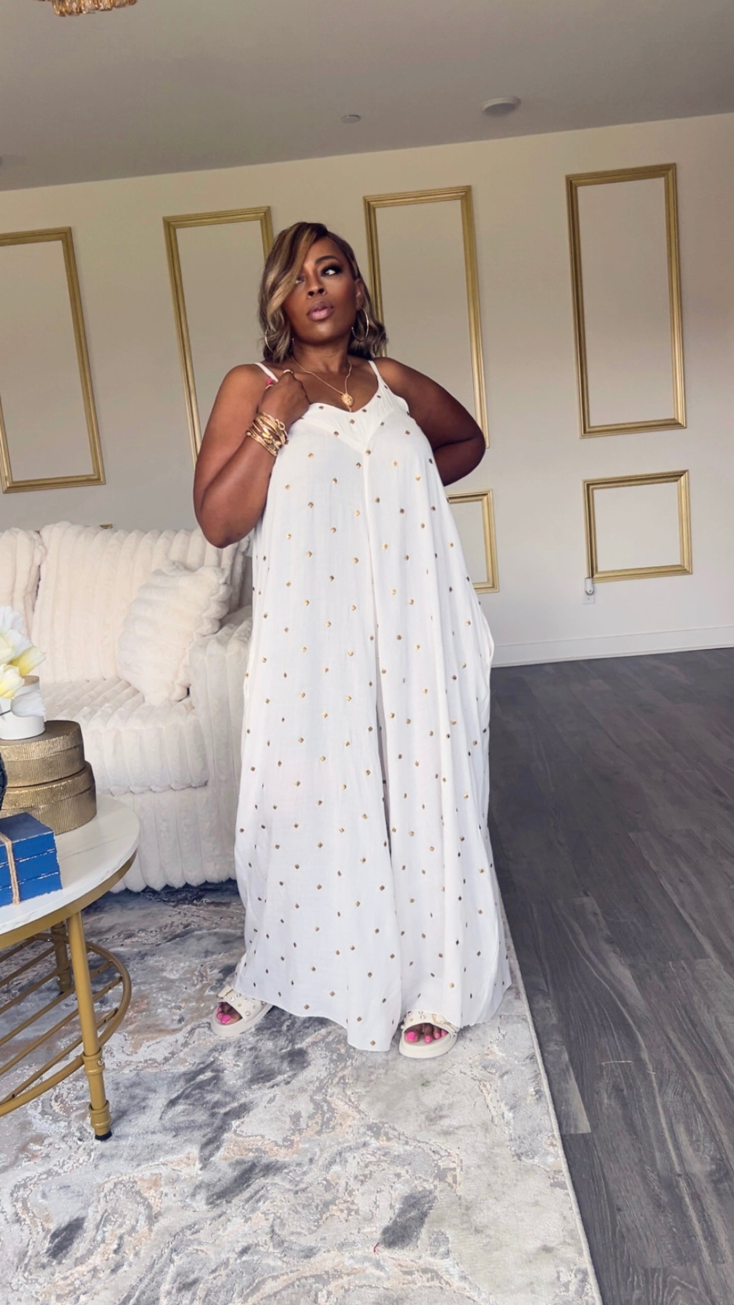 Catching flights jumpsuit