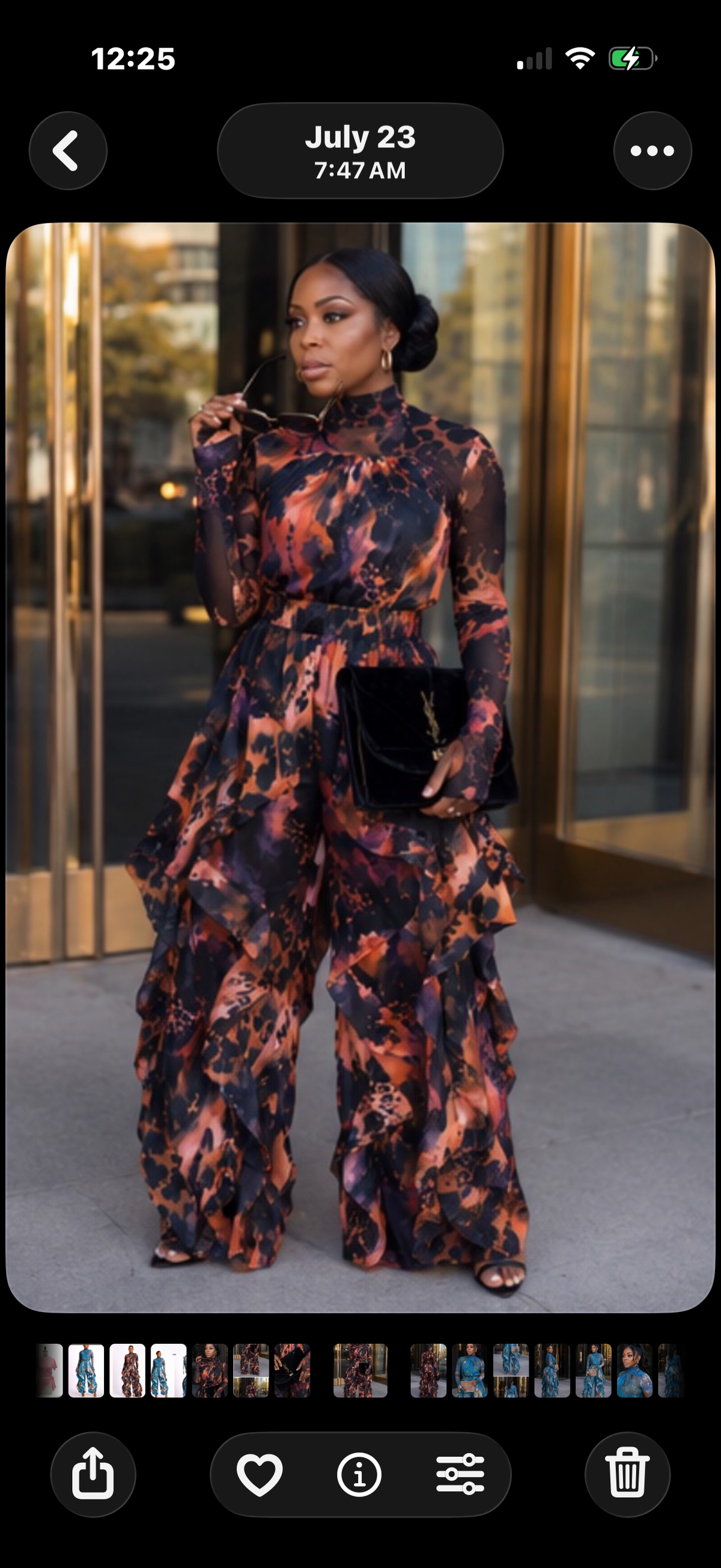 The Azure elegance jumpsuit