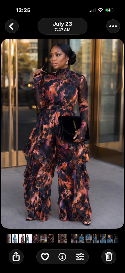 The Azure elegance jumpsuit