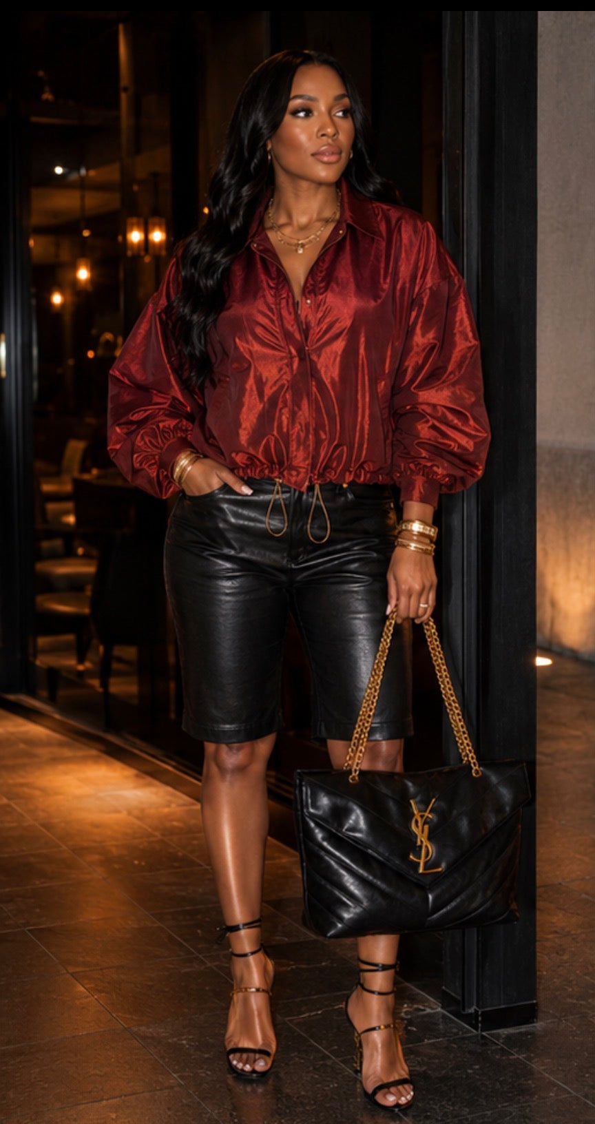 The Luxe bomber jacket