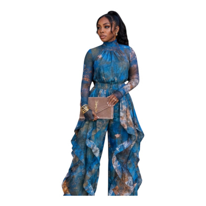 The Azure elegance jumpsuit