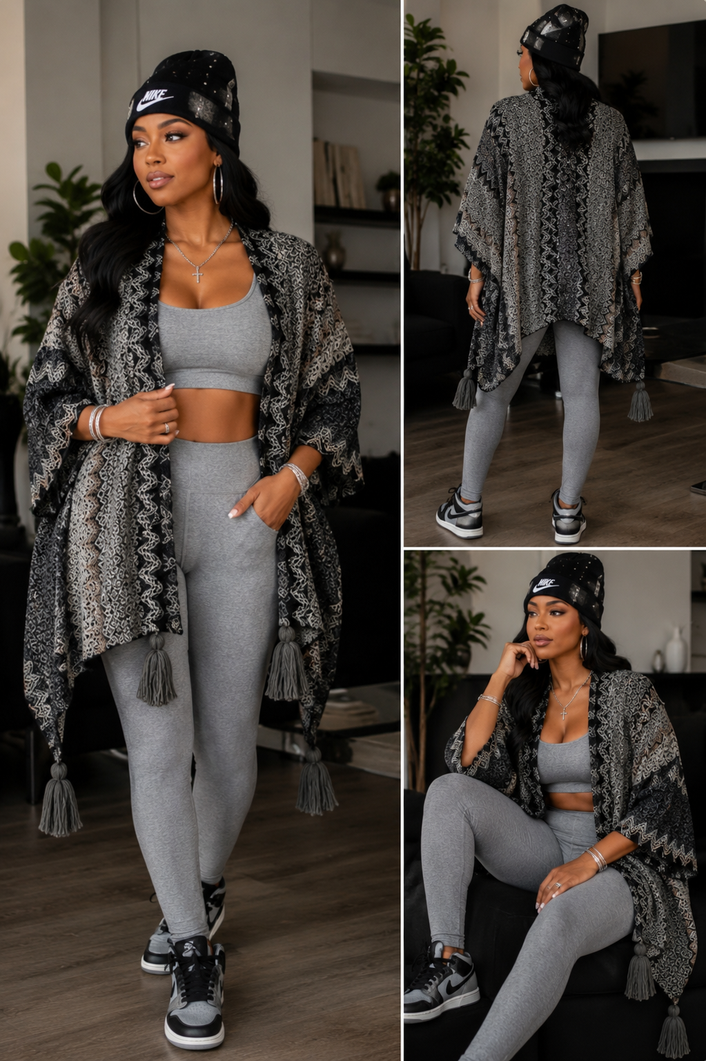 The effortless Lux poncho ￼