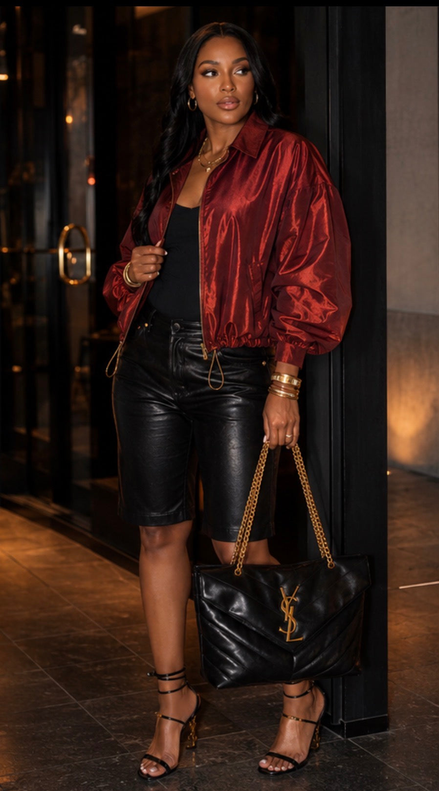 The Luxe bomber jacket