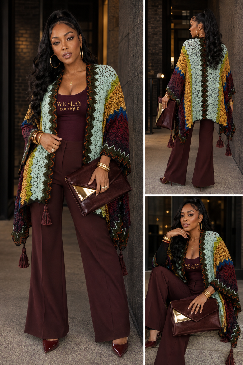 The effortless Lux poncho ￼