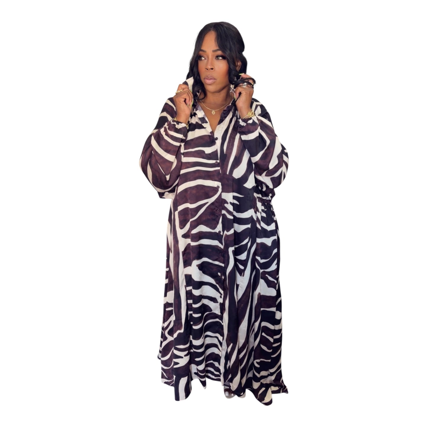 Wild elegance, maxi dress
