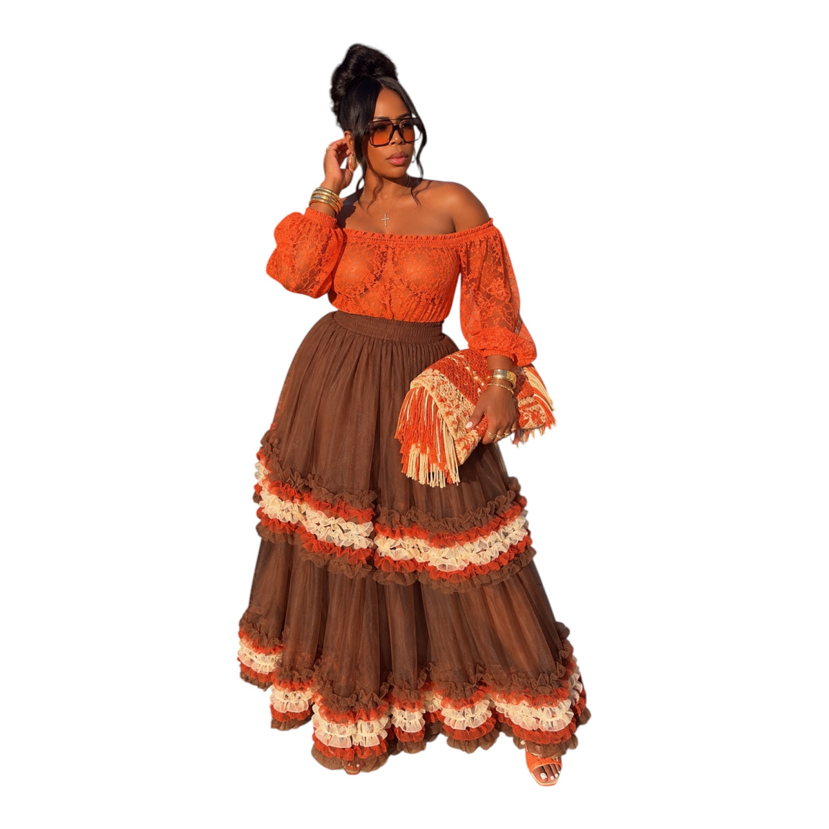 Miss Lady maxi skirt
